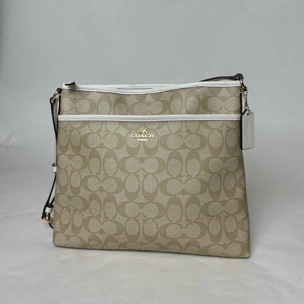 Tan coach shoulder/crossbody bag NWT